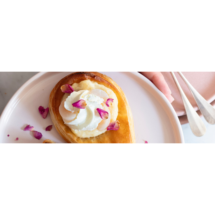 Lychee & Rose teardrop