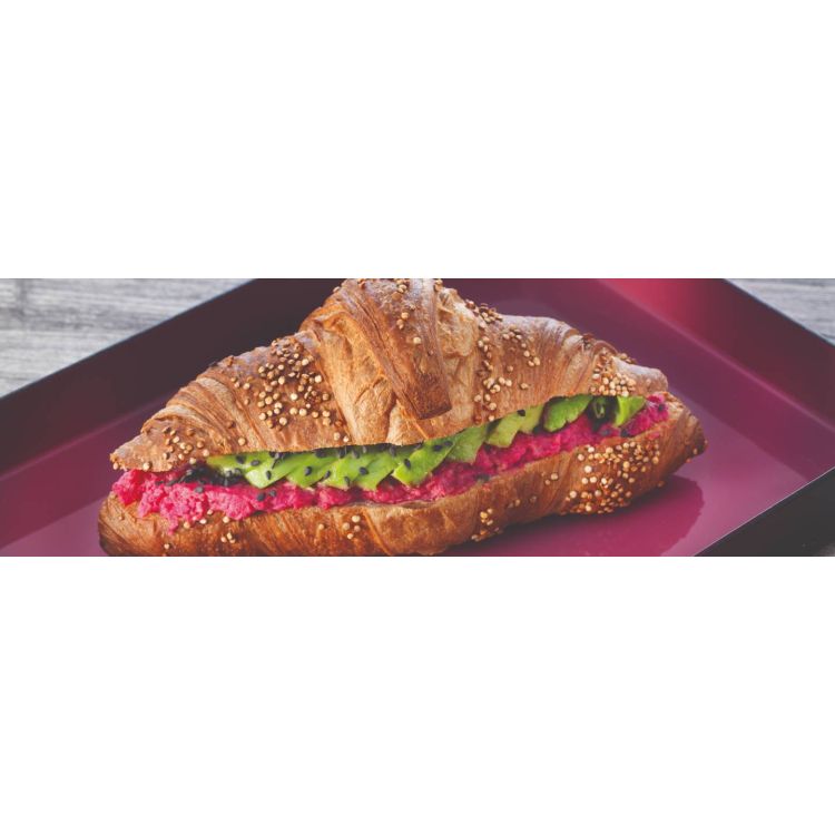 VEGOAVOKADO MED RÖDBETSHUMMUS