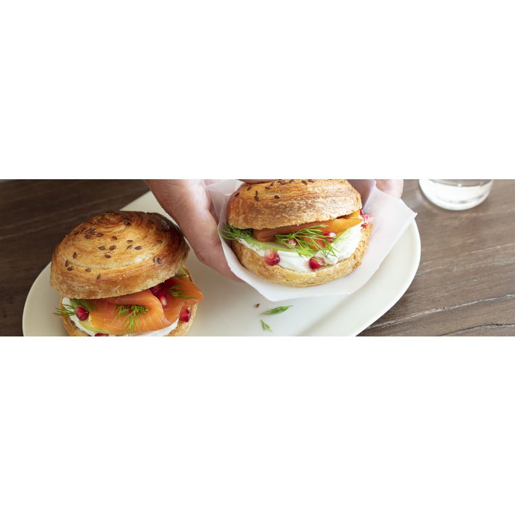 BRIOCHE BUN BAGEL STYLE