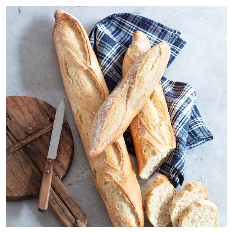 Rustic white baguette