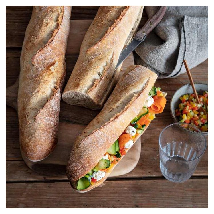 Poolish large bread - 400g