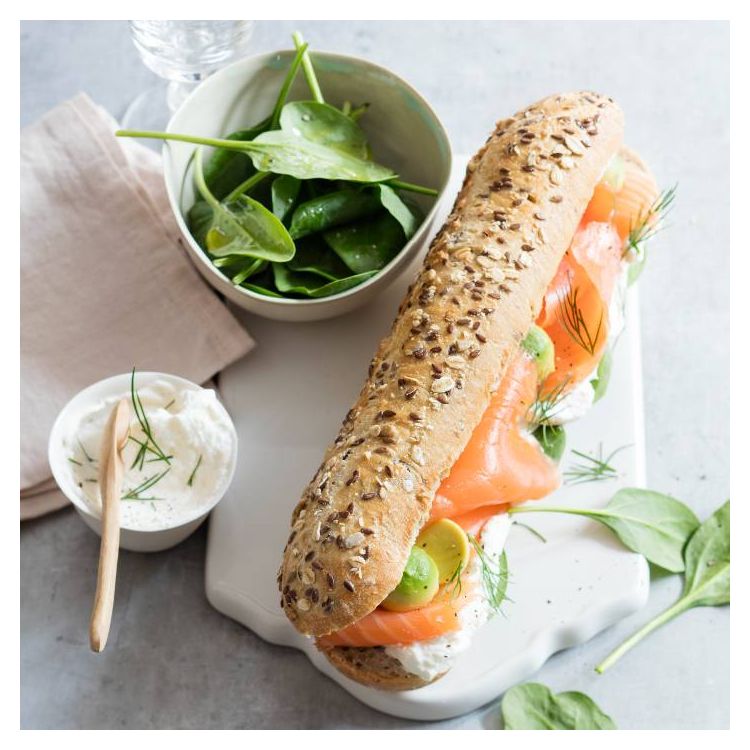 Rusztikus magvas félbaguette