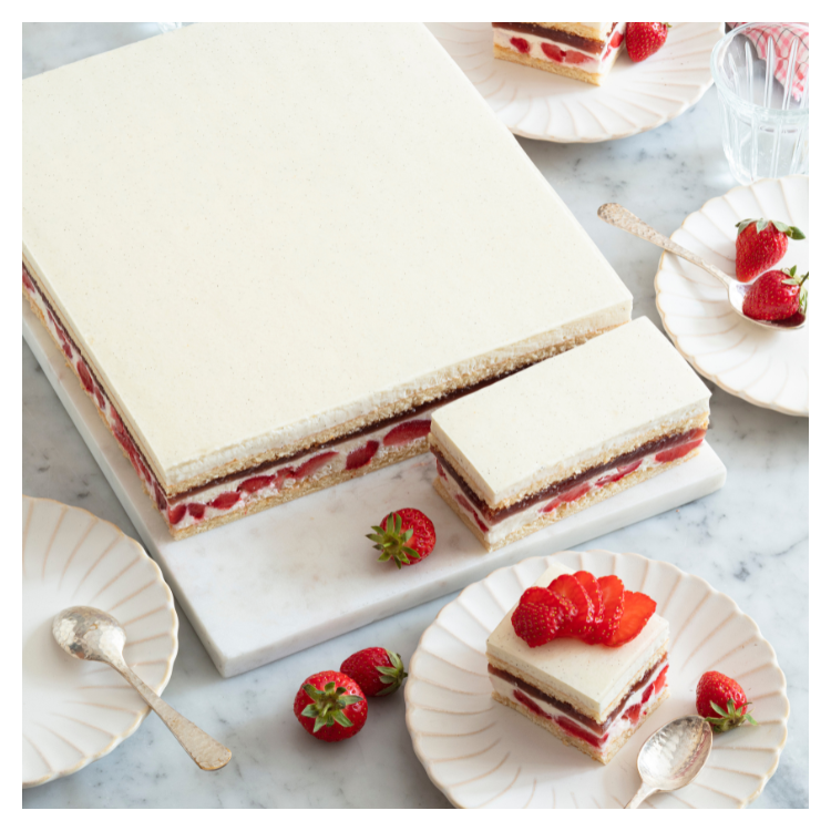 Fraisier half tray 2650g