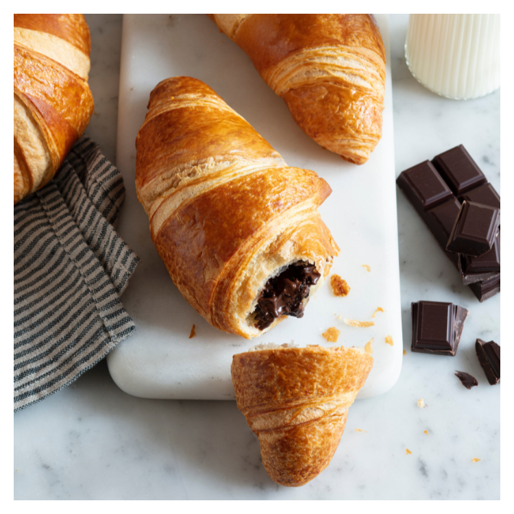 Croissant chocolate negro