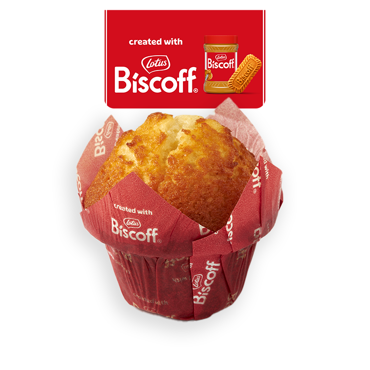 Muffin relleno Lotus Biscoff®