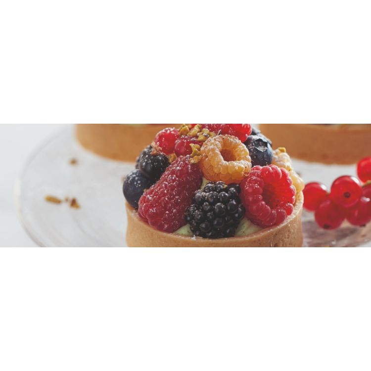 PISTACHIO AND RED FRUIT TART