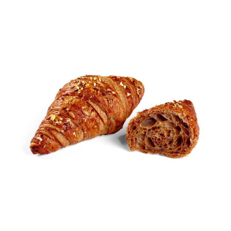 Croissant integrale e semi con topping semi