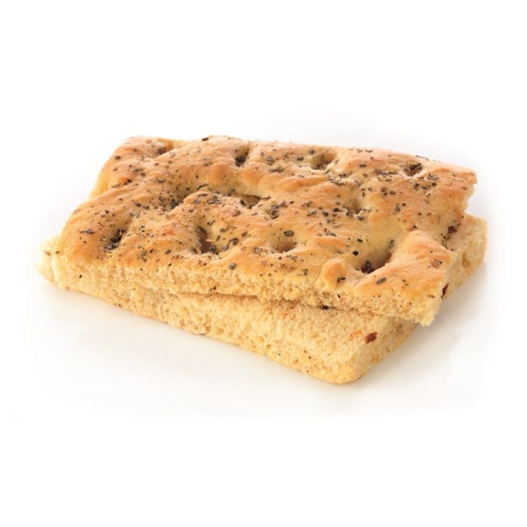 Focaccia tomat, förskuren 9x14 cm