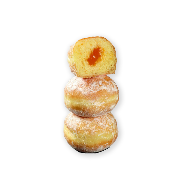 Mini pączki z morelą